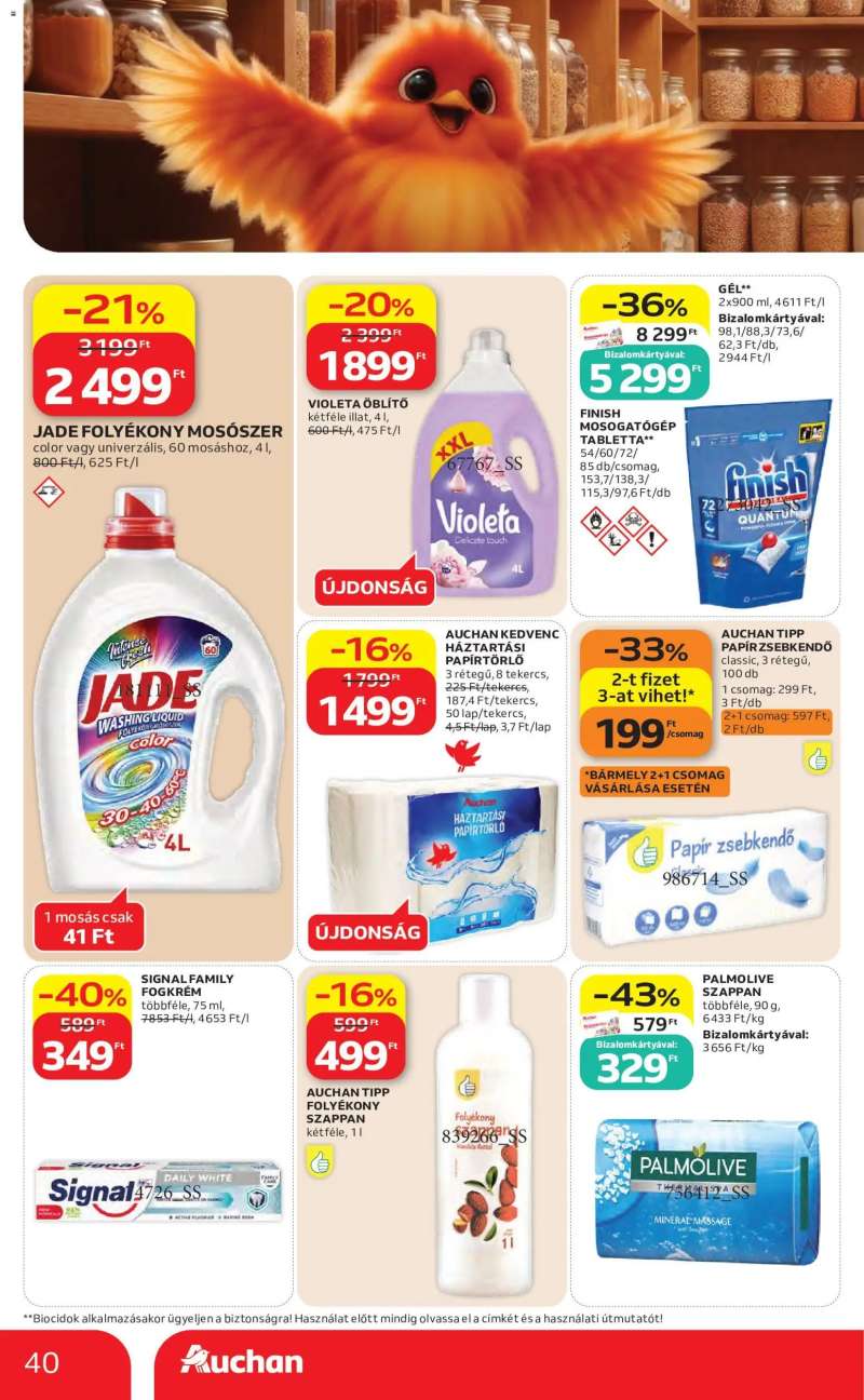 Auchan Auchan akciós újság 40 oldal