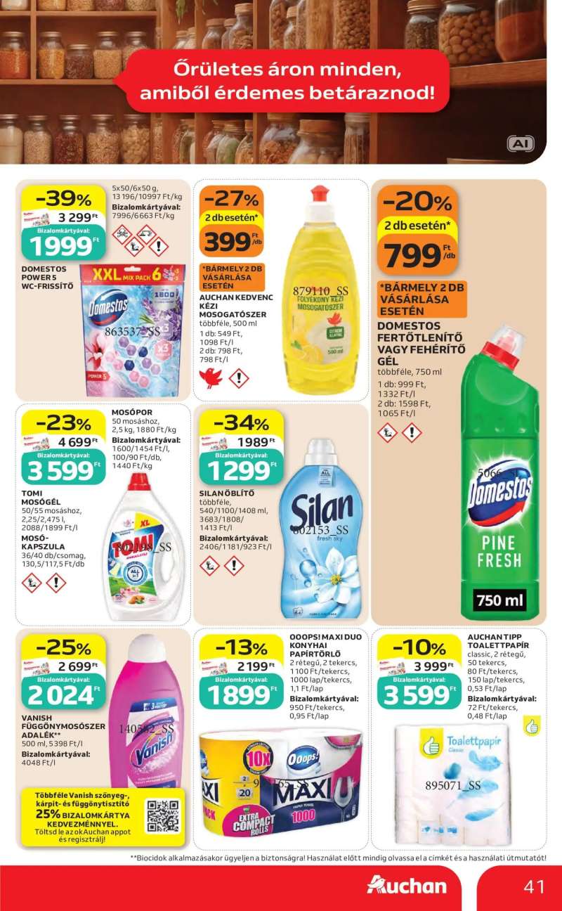 Auchan Auchan akciós újság 41 oldal