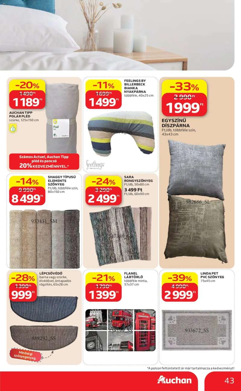 Auchan Auchan akciós újság 43 oldal