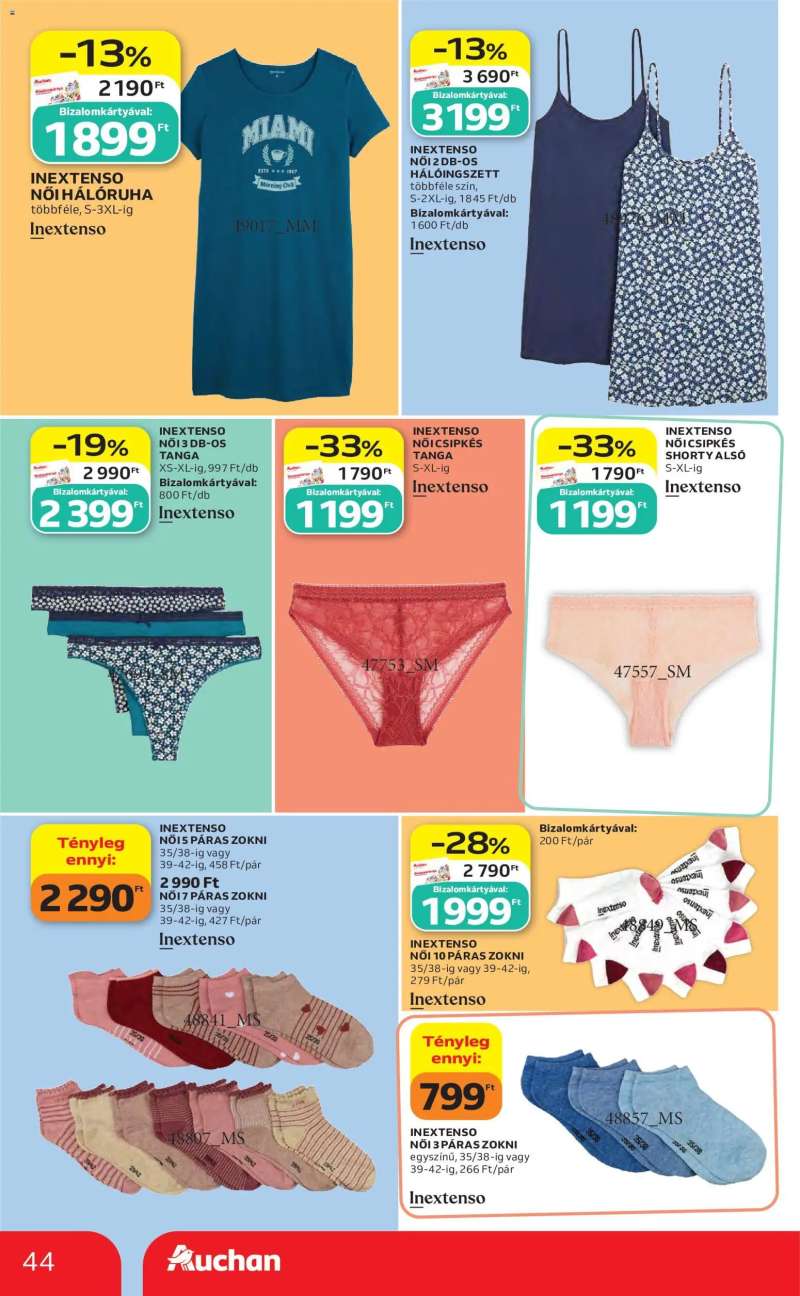Auchan Auchan akciós újság 44 oldal