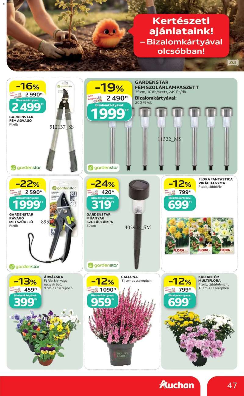 Auchan Auchan akciós újság 47 oldal