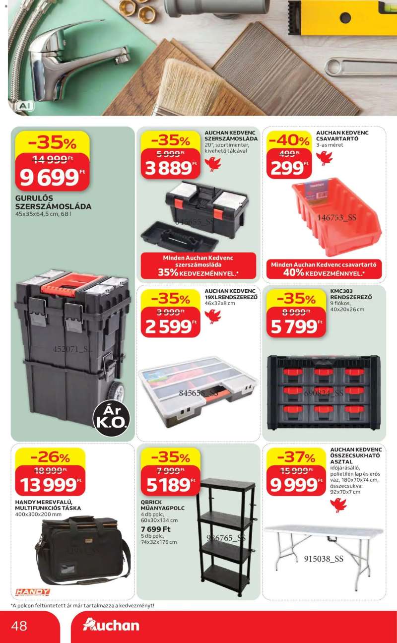 Auchan Auchan akciós újság 48 oldal
