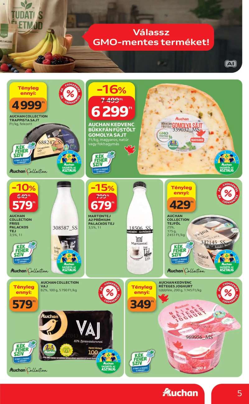 Auchan Auchan akciós újság 5 oldal