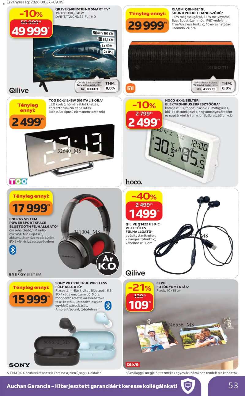 Auchan Auchan akciós újság 53 oldal