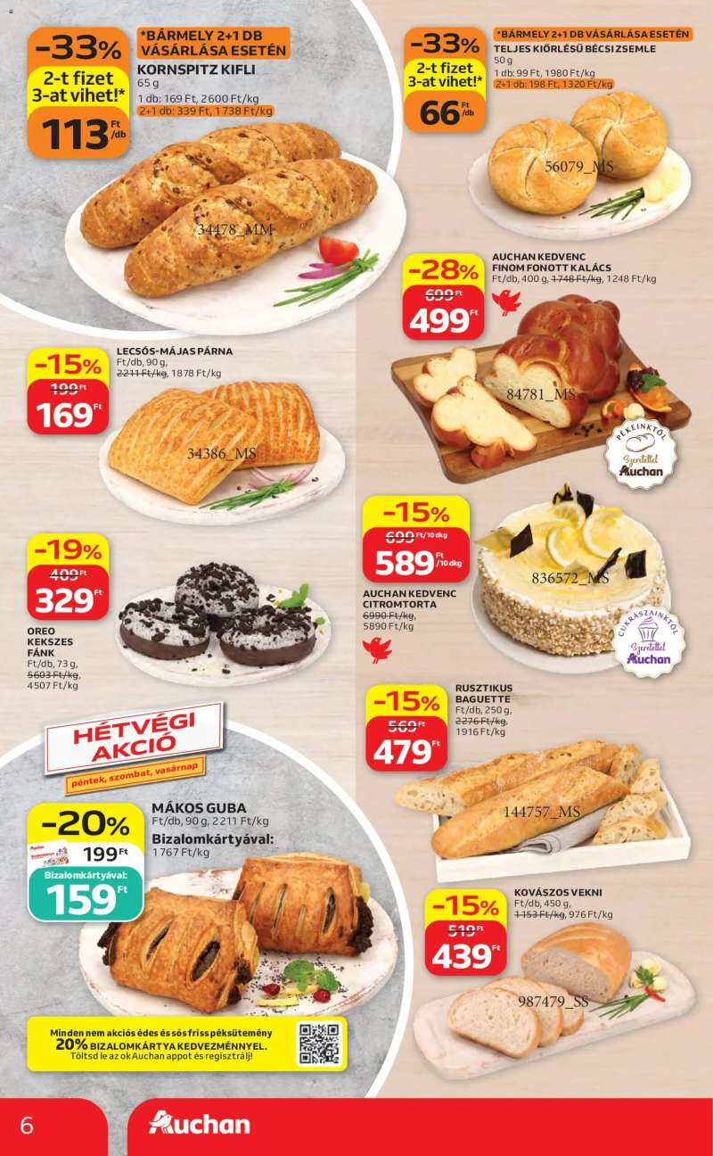 Auchan Auchan akciós újság 6 oldal