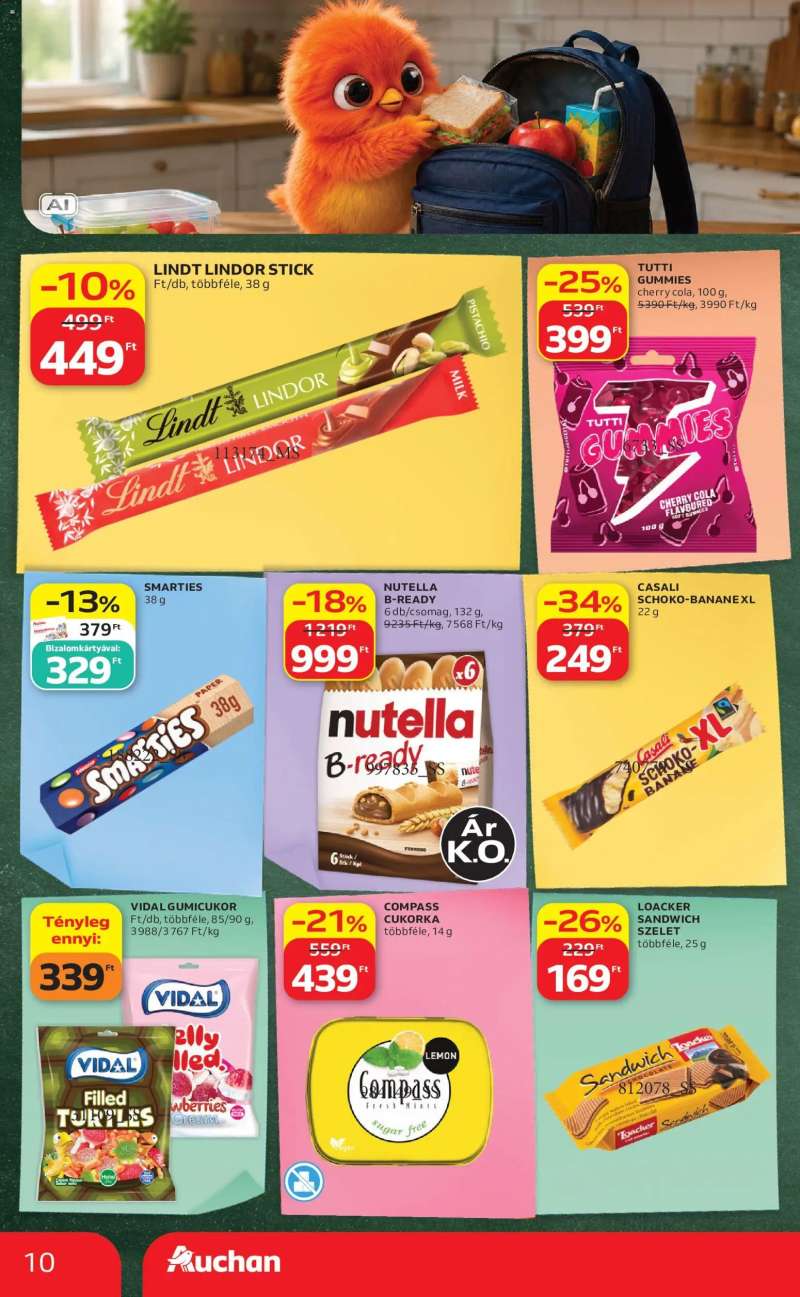 Auchan Auchan Iskolakezdés ajánlatok 10 oldal