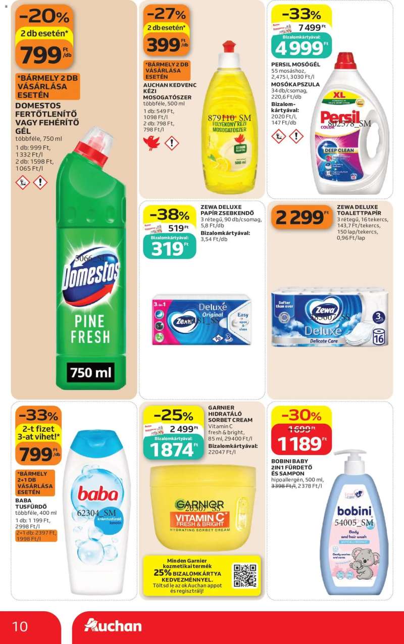 Auchan Auchan Szupermarket akciós újság 10 oldal