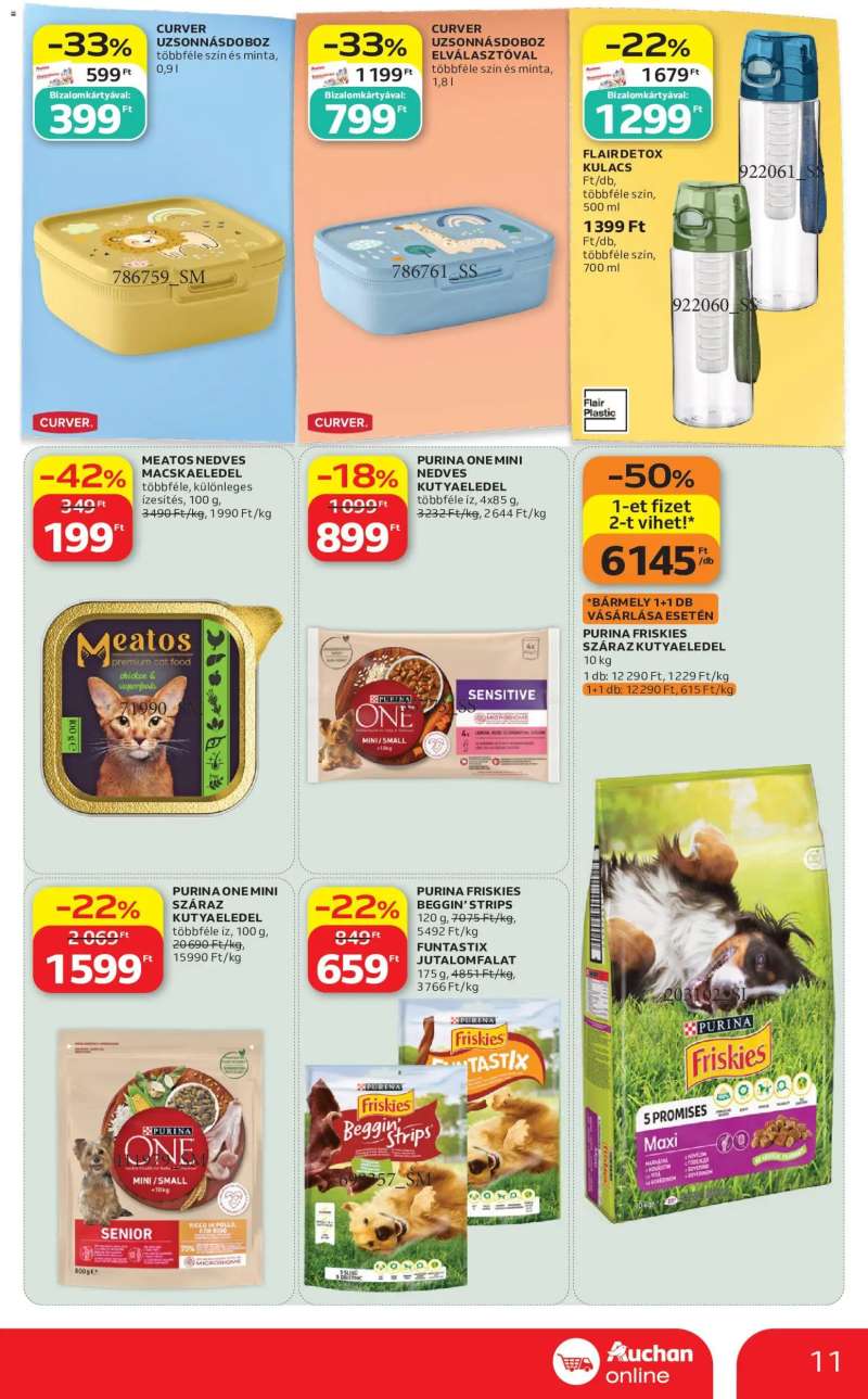 Auchan Auchan Szupermarket akciós újság 11 oldal