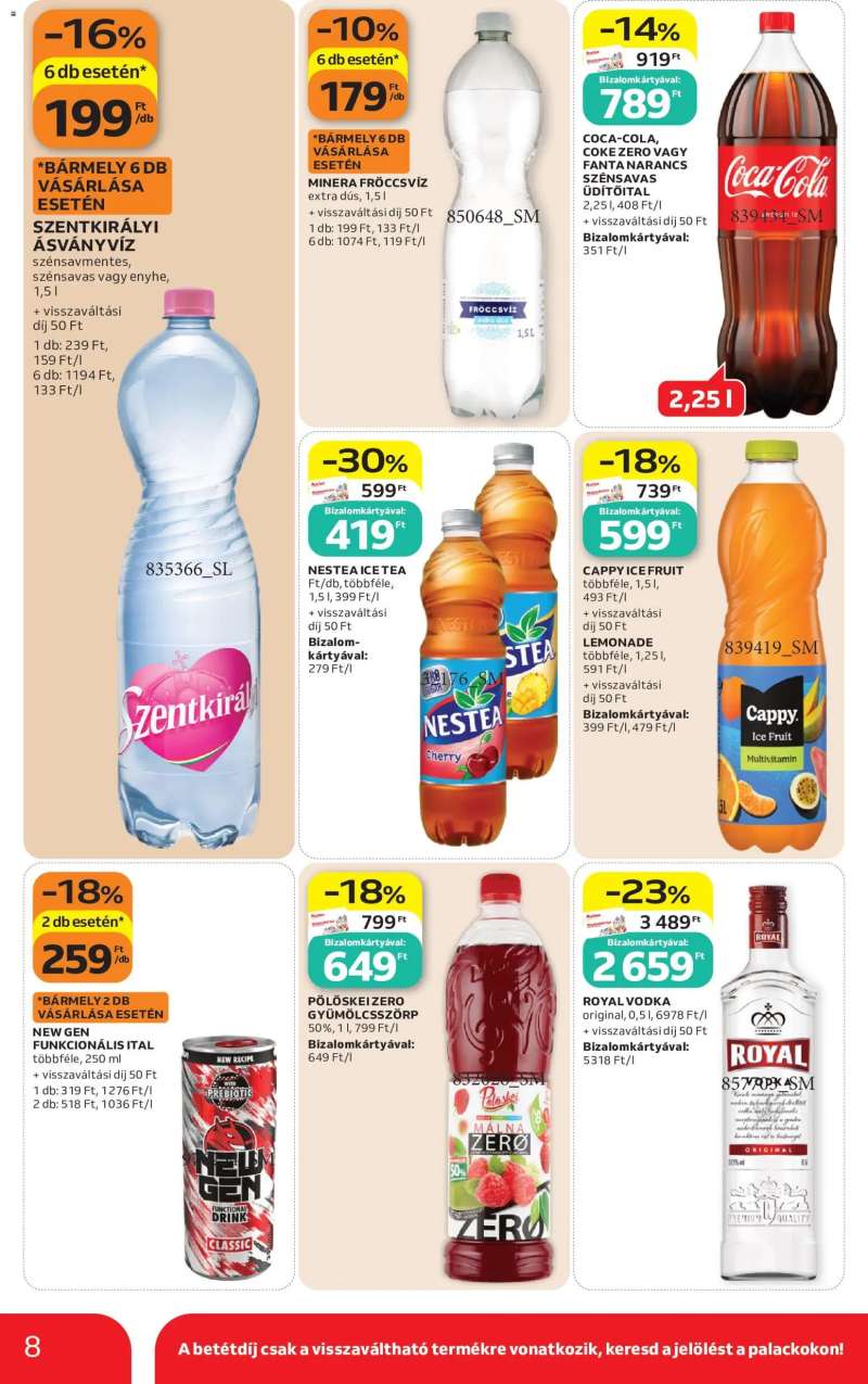 Auchan Auchan Szupermarket akciós újság 8 oldal