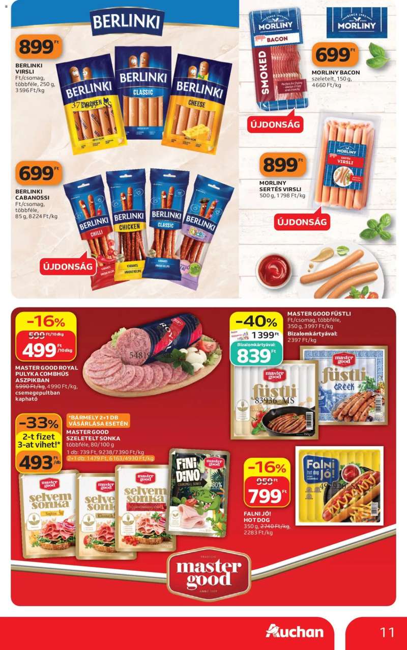 Auchan Auchan akciós újság 11 oldal