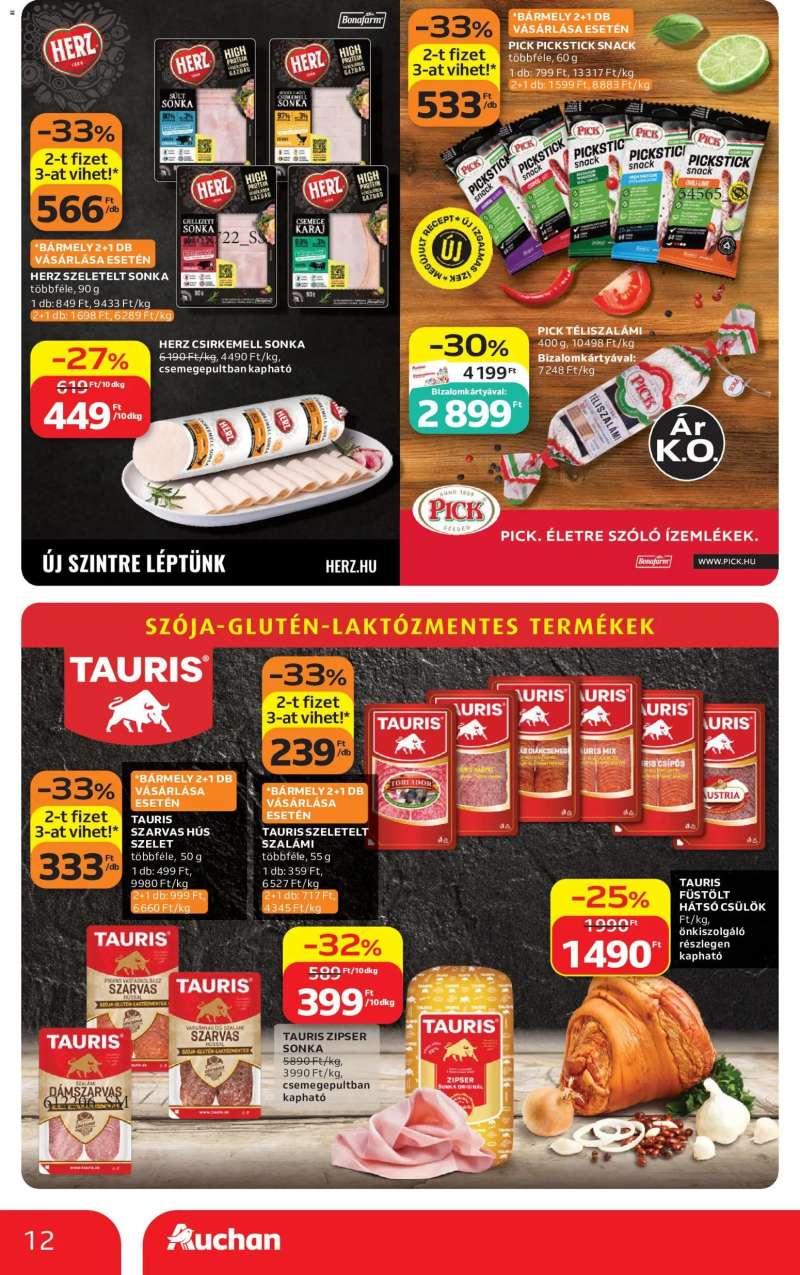 Auchan Auchan akciós újság 12 oldal