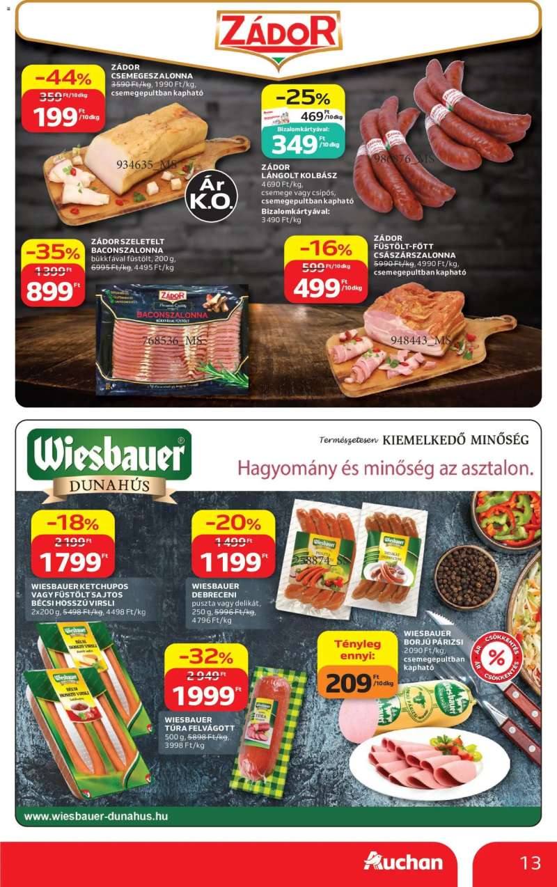 Auchan Auchan akciós újság 13 oldal