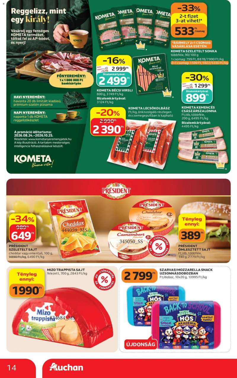 Auchan Auchan akciós újság 14 oldal
