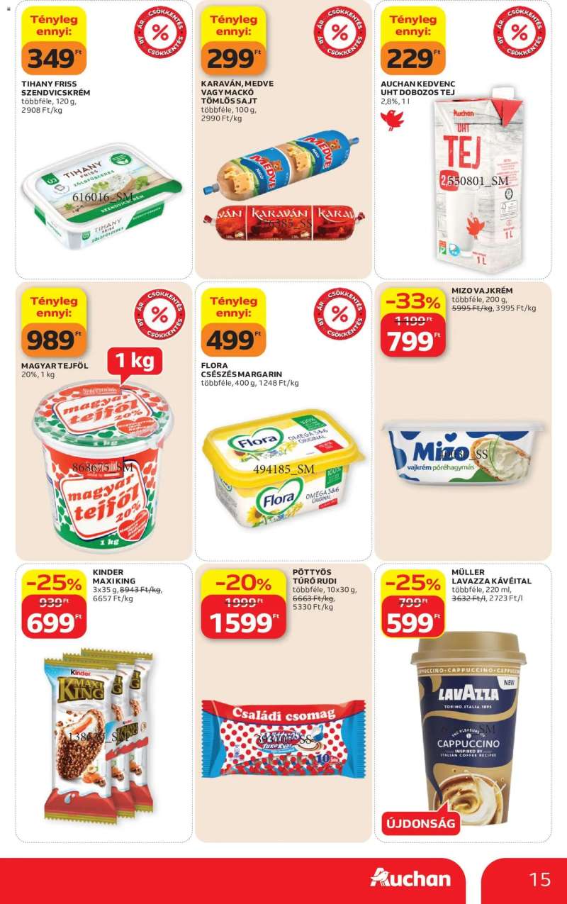 Auchan Auchan akciós újság 15 oldal