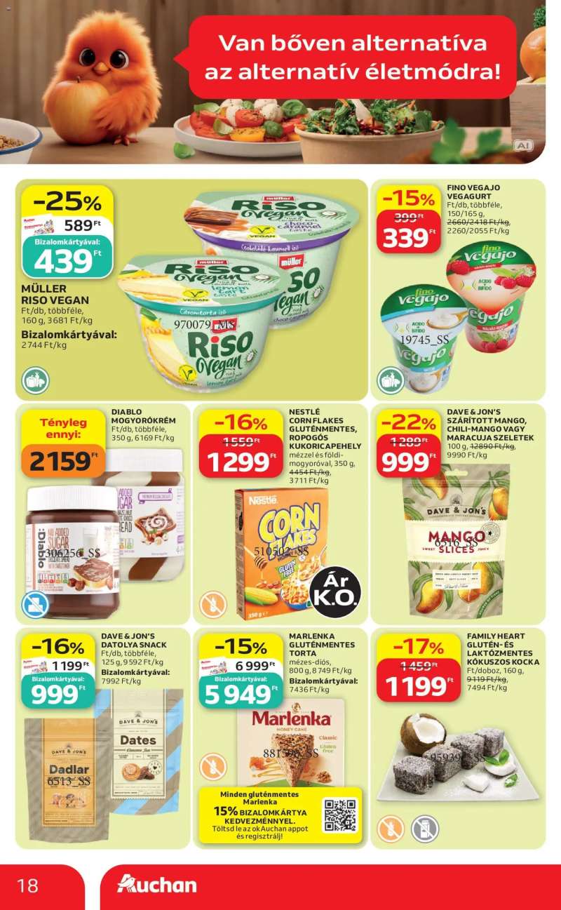 Auchan Auchan akciós újság 18 oldal