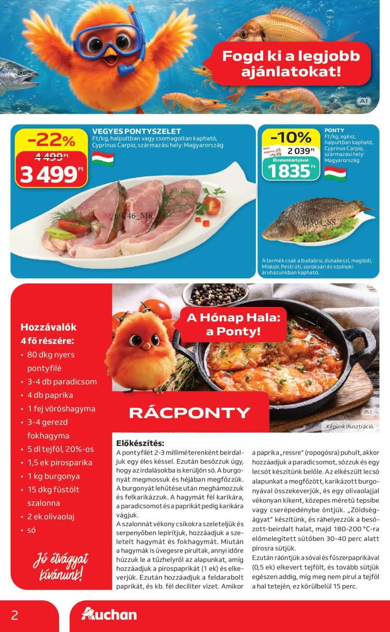 Auchan Auchan akciós újság 2 oldal