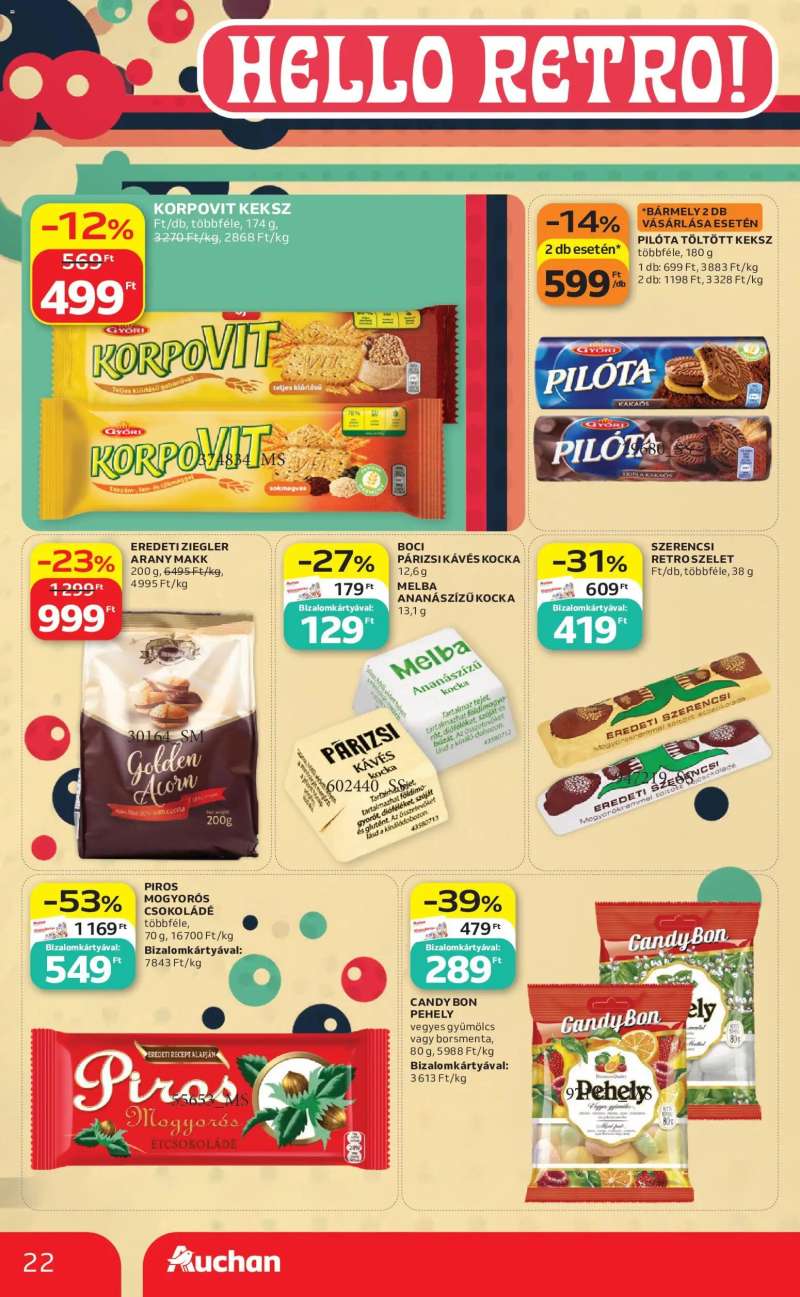 Auchan Auchan akciós újság 22 oldal