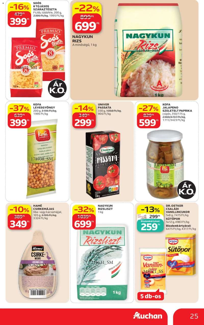 Auchan Auchan akciós újság 25 oldal
