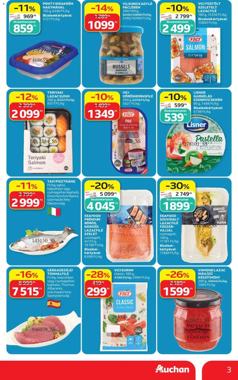 Auchan Auchan akciós újság 3 oldal