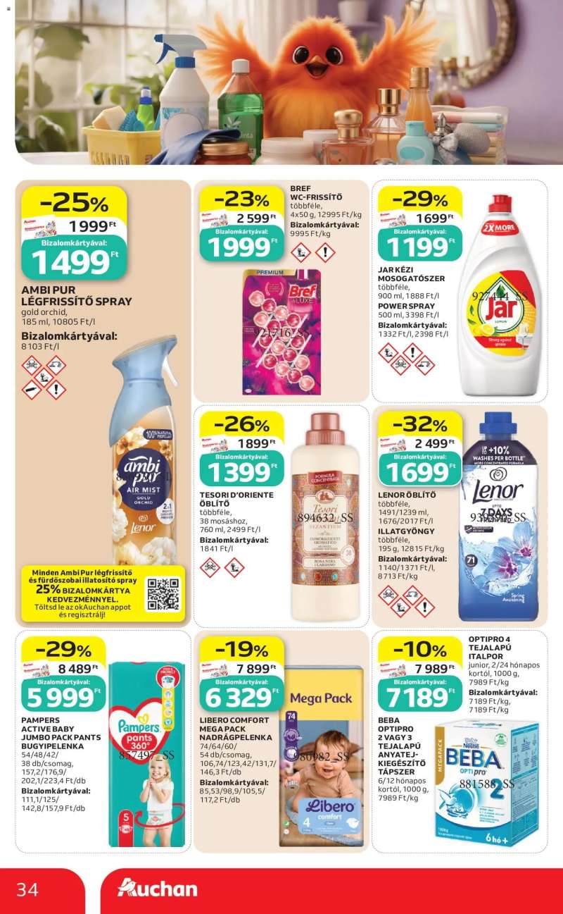 Auchan Auchan akciós újság 34 oldal