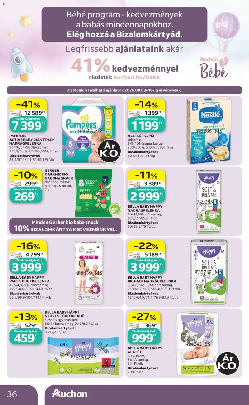Auchan Auchan akciós újság 36 oldal