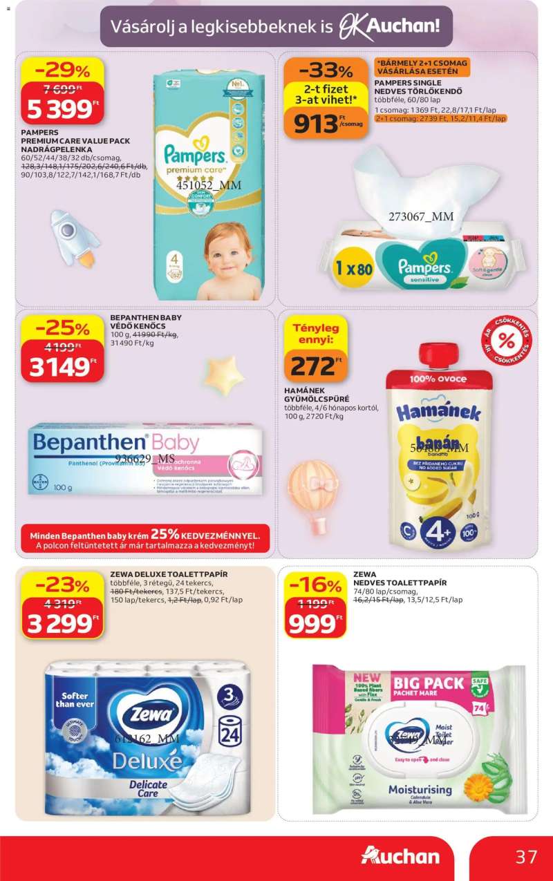 Auchan Auchan akciós újság 37 oldal