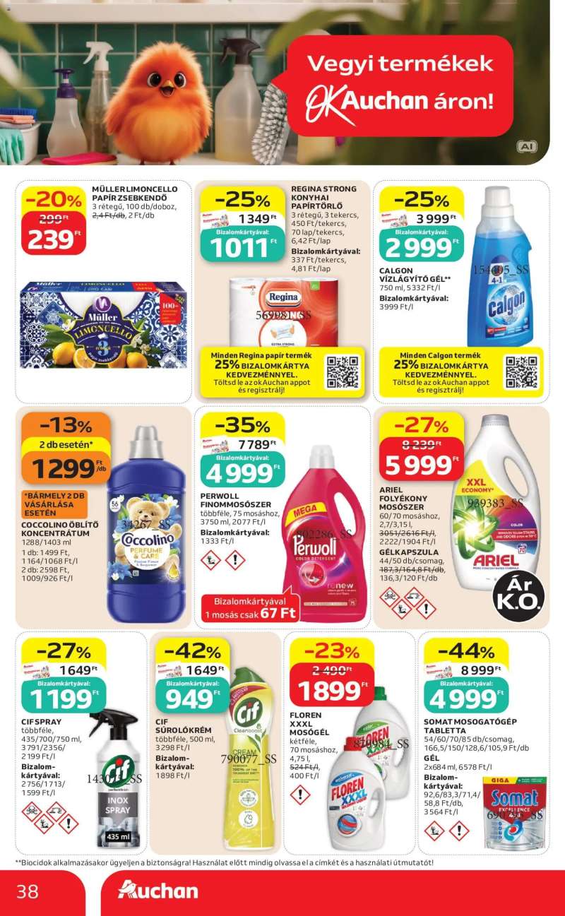 Auchan Auchan akciós újság 38 oldal