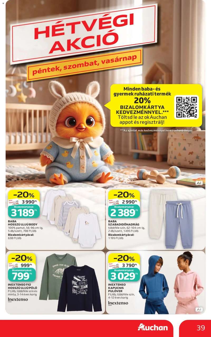 Auchan Auchan akciós újság 39 oldal