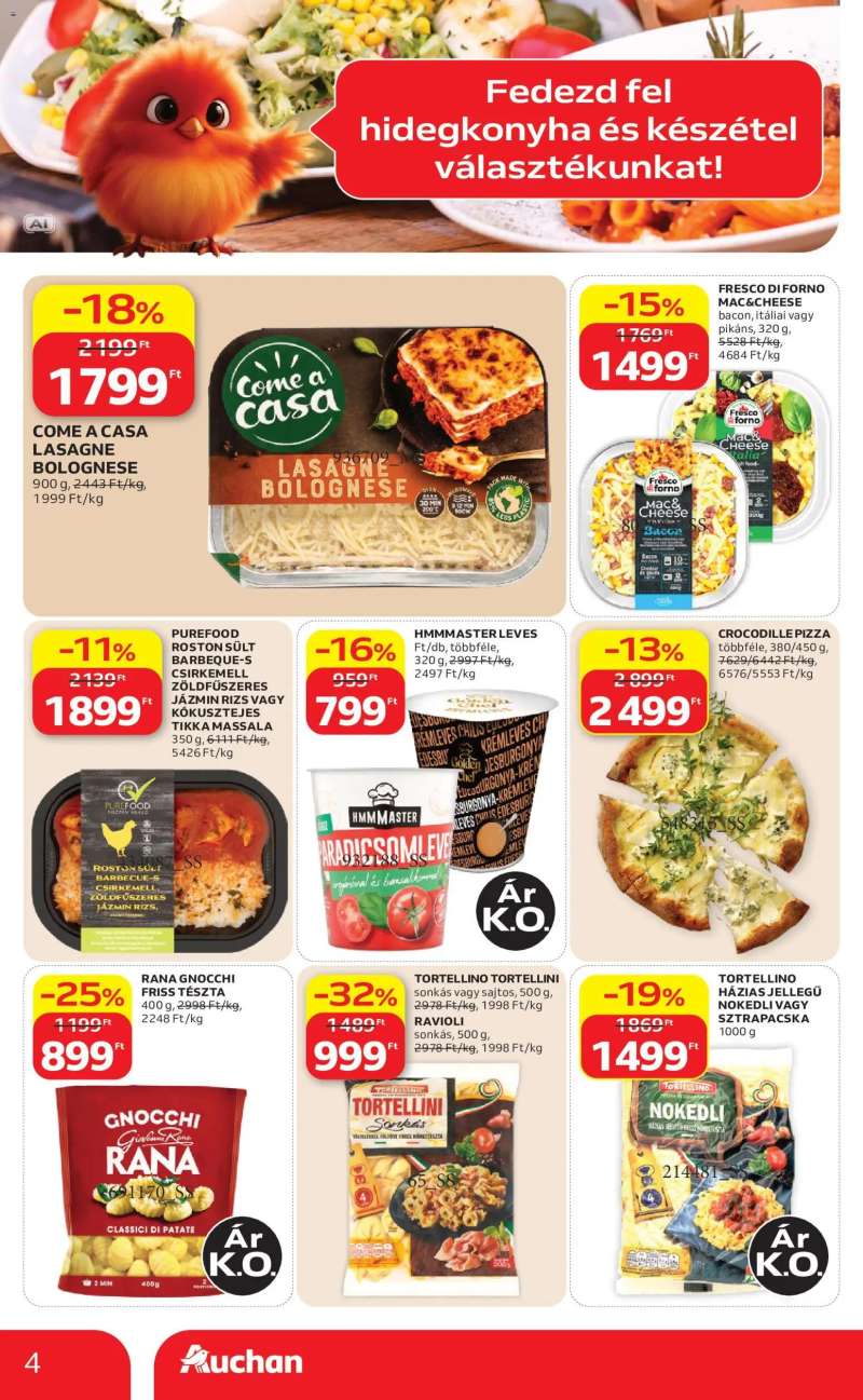 Auchan Auchan akciós újság 4 oldal