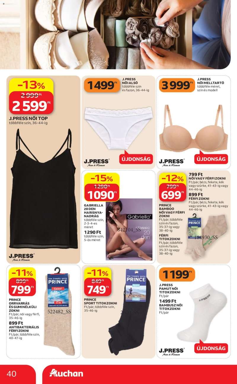 Auchan Auchan akciós újság 40 oldal