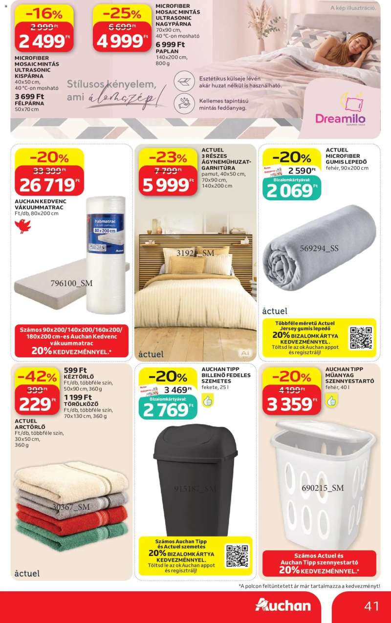 Auchan Auchan akciós újság 41 oldal