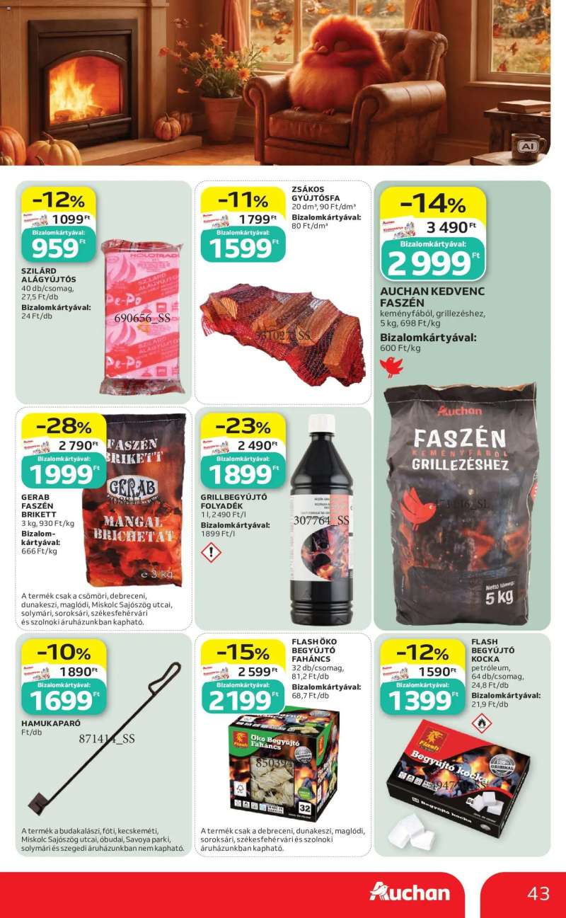 Auchan Auchan akciós újság 43 oldal