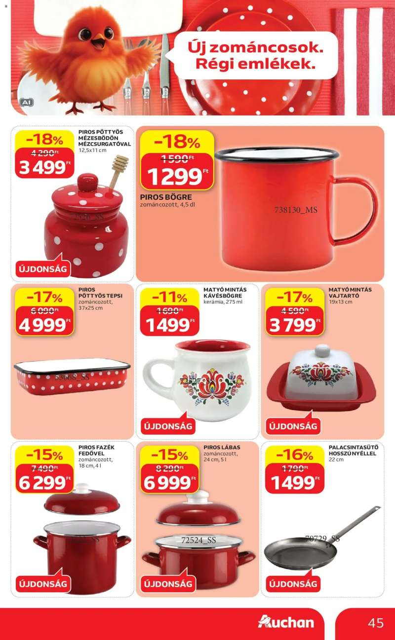 Auchan Auchan akciós újság 45 oldal