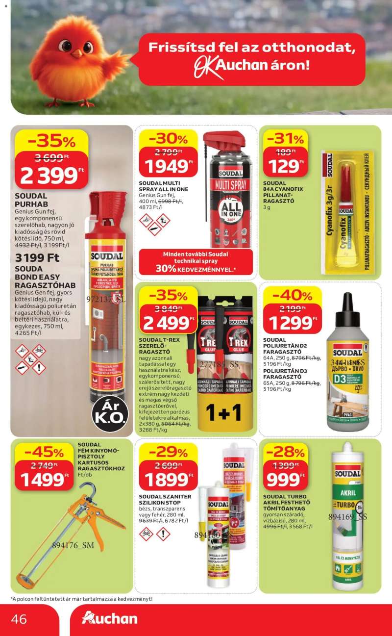 Auchan Auchan akciós újság 46 oldal