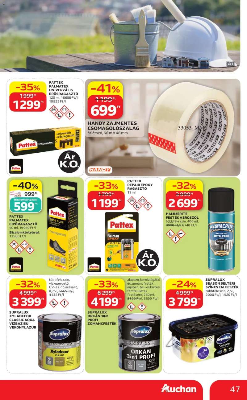 Auchan Auchan akciós újság 47 oldal