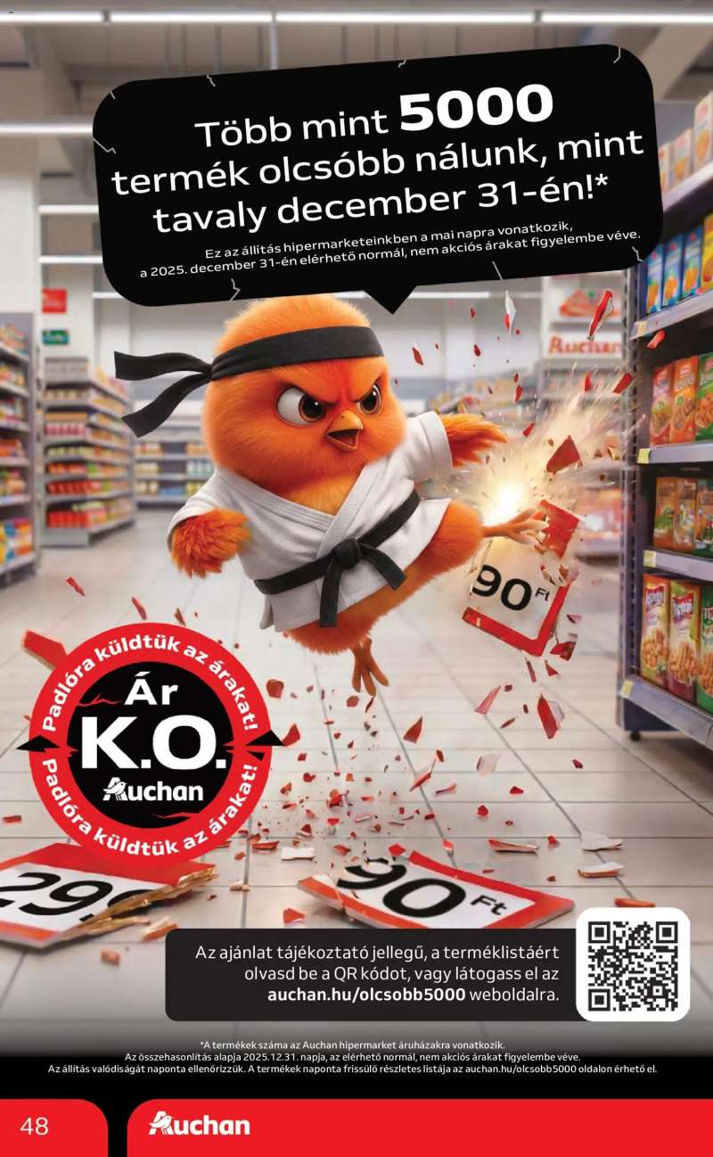 Auchan Auchan akciós újság 48 oldal
