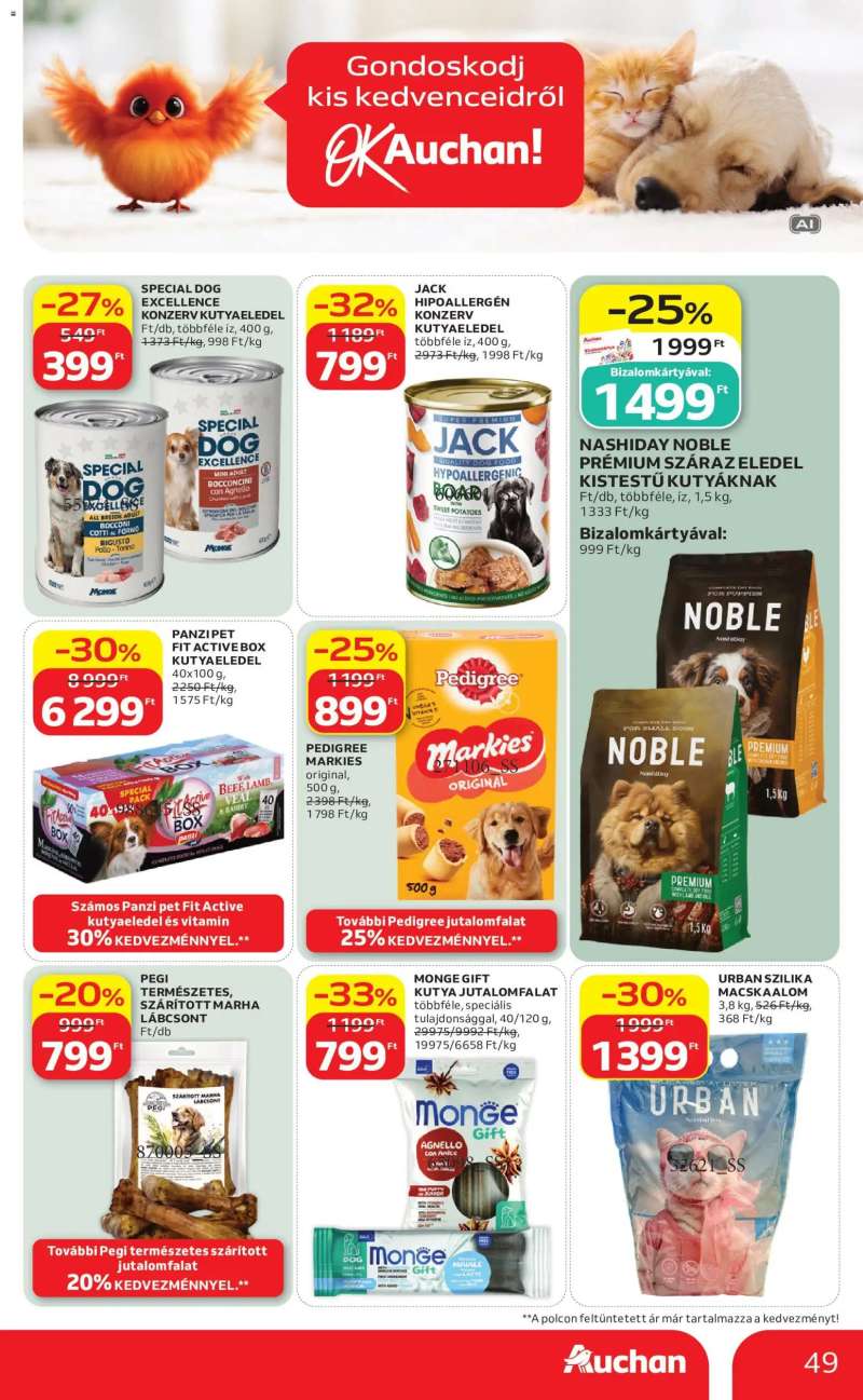 Auchan Auchan akciós újság 49 oldal