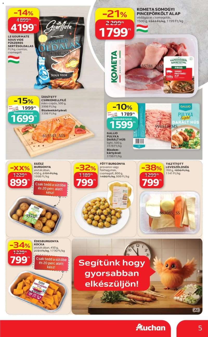 Auchan Auchan akciós újság 5 oldal