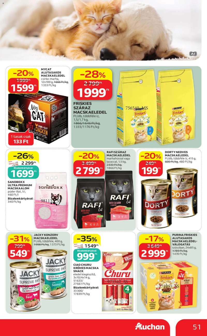 Auchan Auchan akciós újság 51 oldal