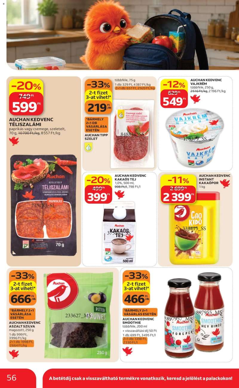 Auchan Auchan akciós újság 56 oldal