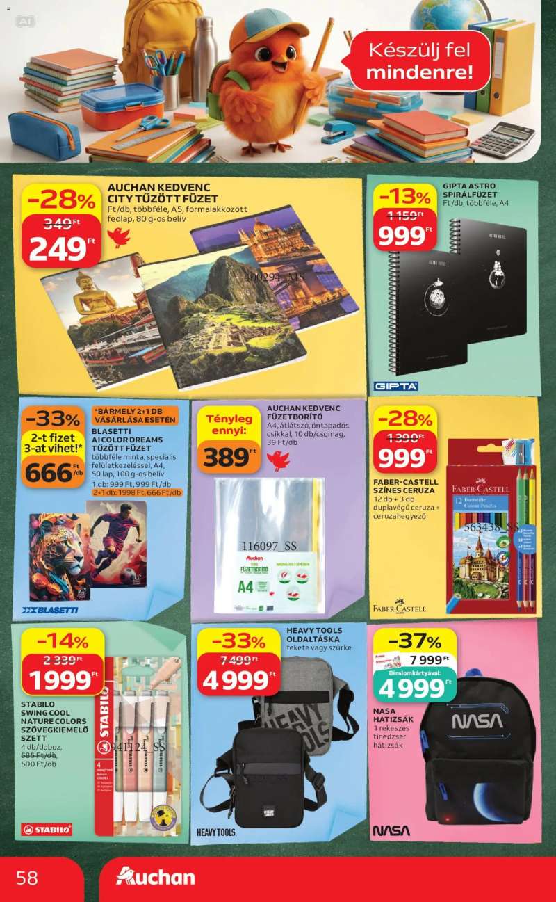 Auchan Auchan akciós újság 58 oldal