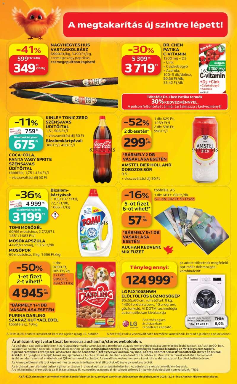 Auchan Auchan akciós újság 64 oldal
