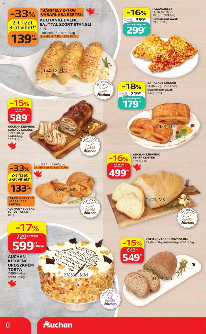 Auchan Auchan akciós újság 8 oldal
