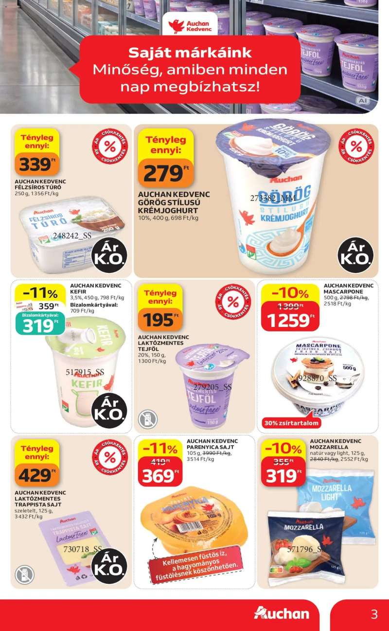 Auchan Auchan Saját Márkás termékeink 3 oldal