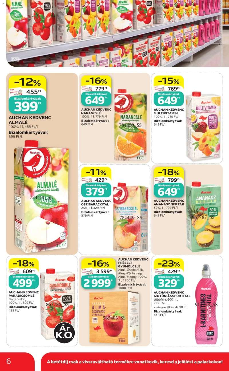 Auchan Auchan Saját Márkás termékeink 6 oldal