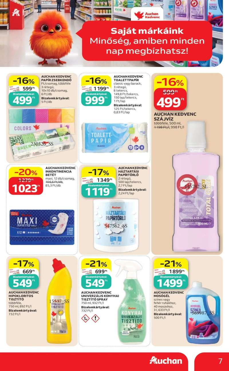 Auchan Auchan Saját Márkás termékeink 7 oldal