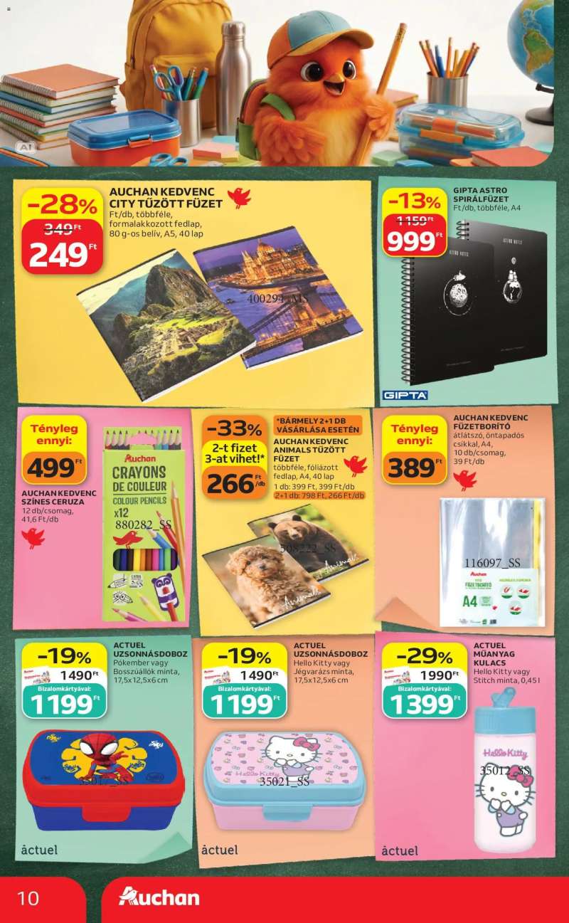 Auchan Auchan Szupermarket akciós újság 10 oldal