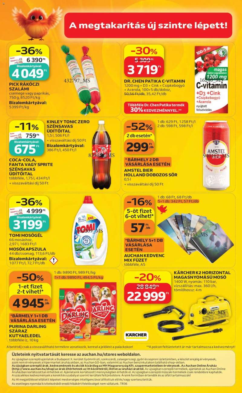 Auchan Auchan Szupermarket akciós újság 12 oldal