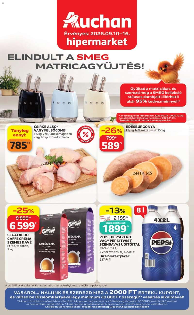 Auchan Auchan akciós újság 1 oldal