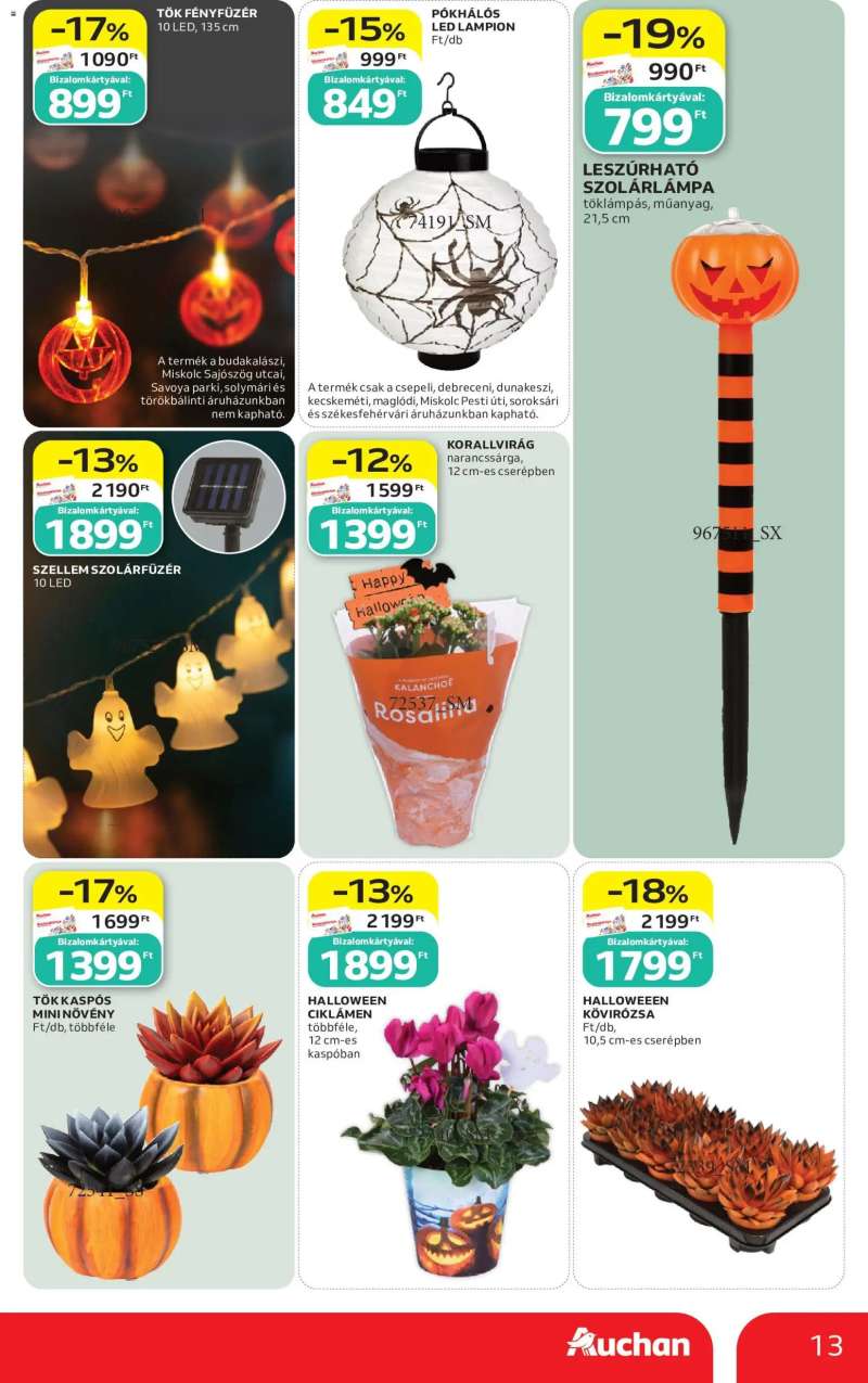 Auchan Auchan akciós újság 13 oldal